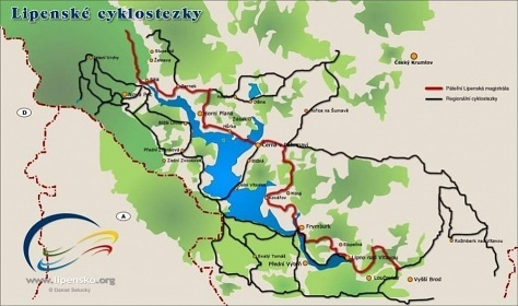 Chata Karlovy Dvory - Lipno - Horn Plan