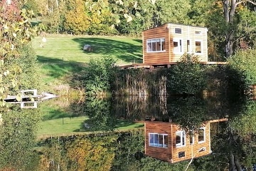 Glamping Mikulášovice - Tiny House u rybníka